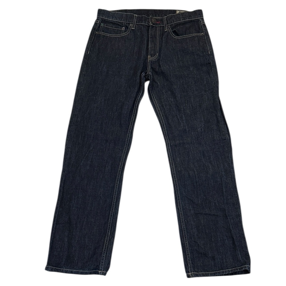 VTG Y2K CCS Banks Straight Jeans Dark Blue Cotton Skater Street Grunge 32x30.5